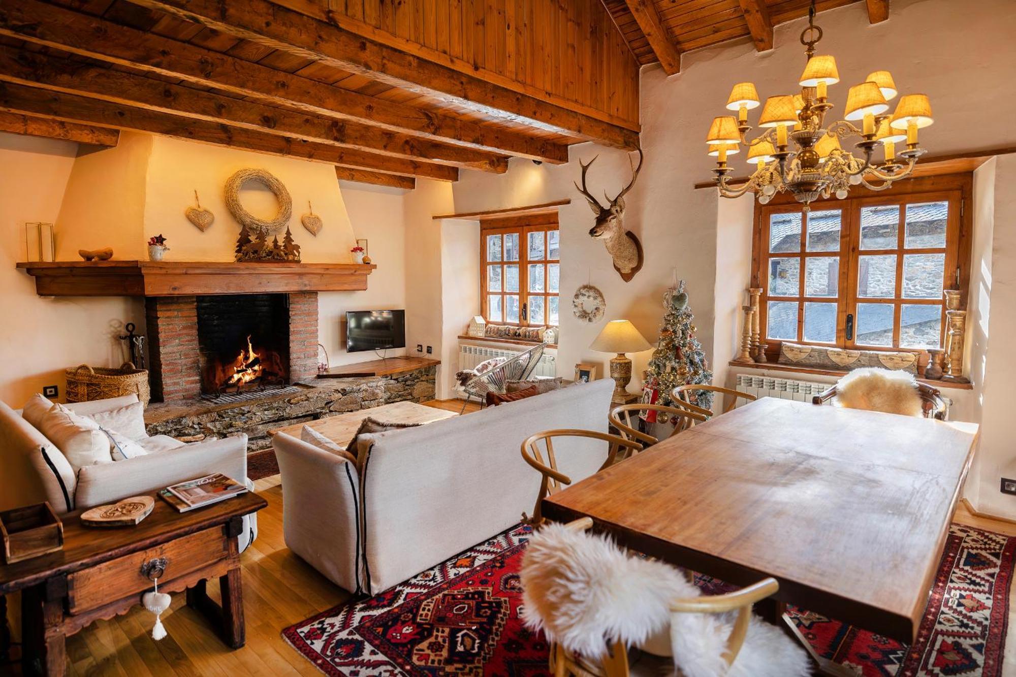 Pleta Ordino 51, Duplex Rustico Con Chimenea, Ordino, Zona Vallnord מראה חיצוני תמונה